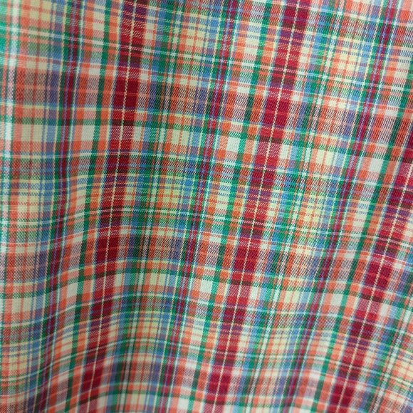 American Eagle Outfitters Mens Plaid Short Sleeve Button-Up Axle Shirt Size M - Picture 6 of 6